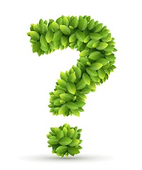 green question mark