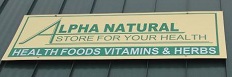 Alpha Natural Food logo