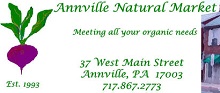 Annville Natural Food Market logo