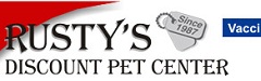 Rustys Discount Pet Center logo