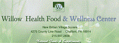 Willow Health Food Store logo